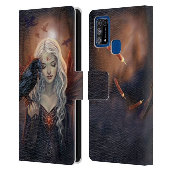 Selina Fenech Gothic Ravenkin Leather Book Wallet Case Cover For Samsung Galaxy M31 (2020)