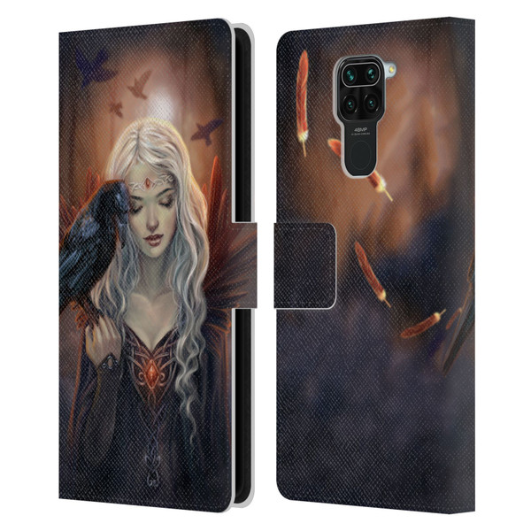 Selina Fenech Gothic Ravenkin Leather Book Wallet Case Cover For Xiaomi Redmi Note 9 / Redmi 10X 4G