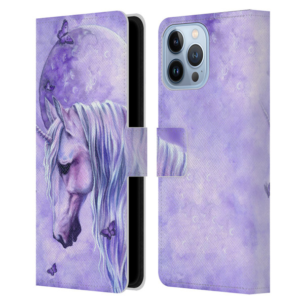 Selina Fenech Unicorns Moonlit Magic Leather Book Wallet Case Cover For Apple iPhone 13 Pro Max