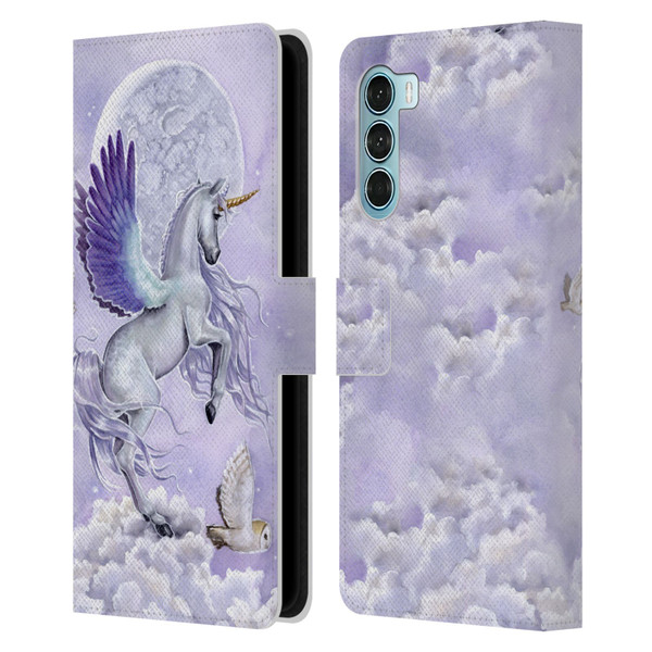 Selina Fenech Unicorns Moonshine Leather Book Wallet Case Cover For Motorola Edge S30 / Moto G200 5G