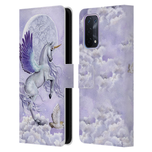 Selina Fenech Unicorns Moonshine Leather Book Wallet Case Cover For OPPO A54 5G