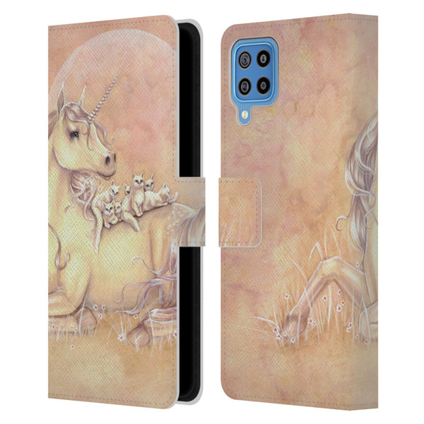 Selina Fenech Unicorns Purrfect Friends Leather Book Wallet Case Cover For Samsung Galaxy F22 (2021)