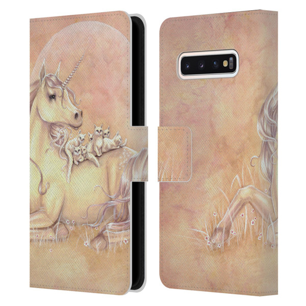 Selina Fenech Unicorns Purrfect Friends Leather Book Wallet Case Cover For Samsung Galaxy S10