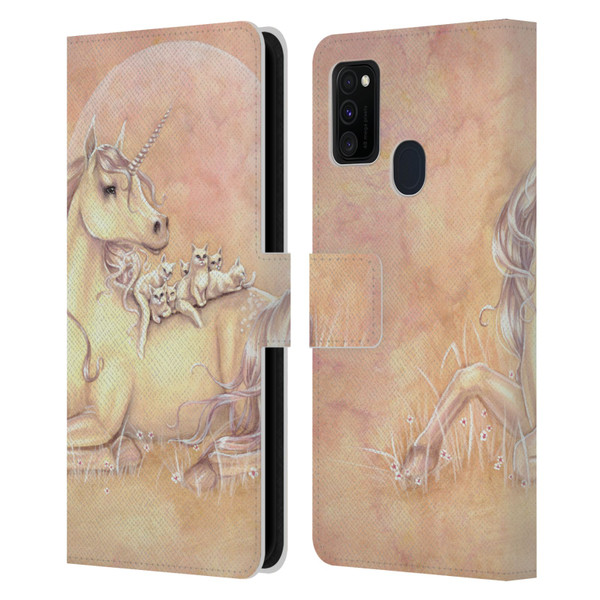 Selina Fenech Unicorns Purrfect Friends Leather Book Wallet Case Cover For Samsung Galaxy M30s (2019)/M21 (2020)