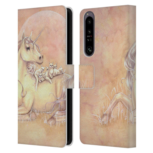 Selina Fenech Unicorns Purrfect Friends Leather Book Wallet Case Cover For Sony Xperia 1 IV