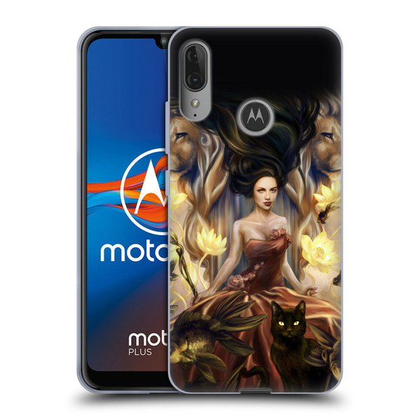 Selina Fenech Fantasy Queens of Wands Soft Gel Case for Motorola Moto E6 Plus