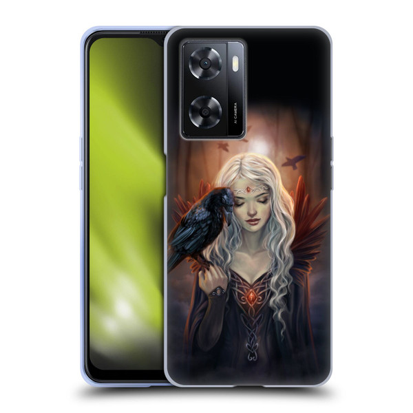 Selina Fenech Gothic Ravenkin Soft Gel Case for OPPO A57s