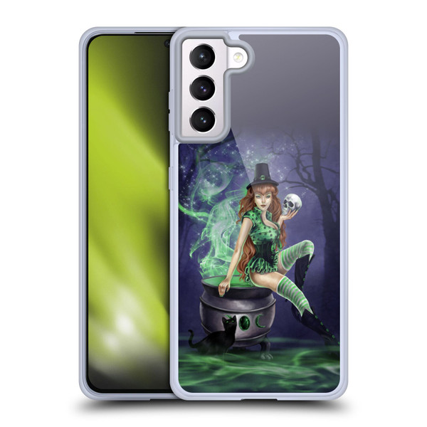 Selina Fenech Gothic Jinxed Soft Gel Case for Samsung Galaxy S21+ 5G