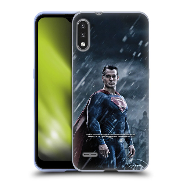 Batman V Superman: Dawn of Justice Graphics Superman Soft Gel Case for LG K22