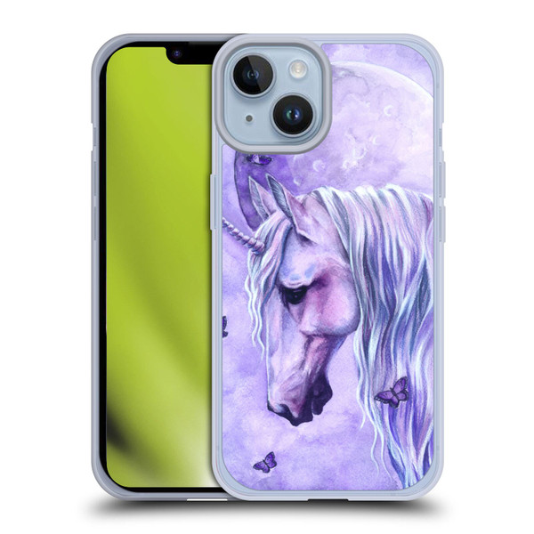 Selina Fenech Unicorns Moonlit Magic Soft Gel Case for Apple iPhone 14