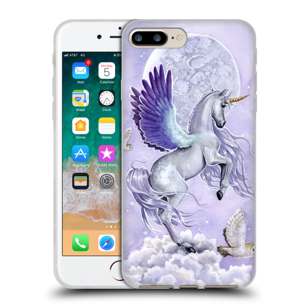Selina Fenech Unicorns Moonshine Soft Gel Case for Apple iPhone 7 Plus / iPhone 8 Plus