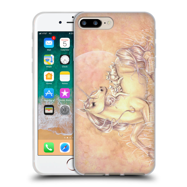 Selina Fenech Unicorns Purrfect Friends Soft Gel Case for Apple iPhone 7 Plus / iPhone 8 Plus