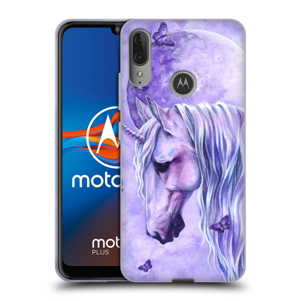 Selina Fenech Unicorns Moonlit Magic Soft Gel Case for Motorola Moto E6 Plus