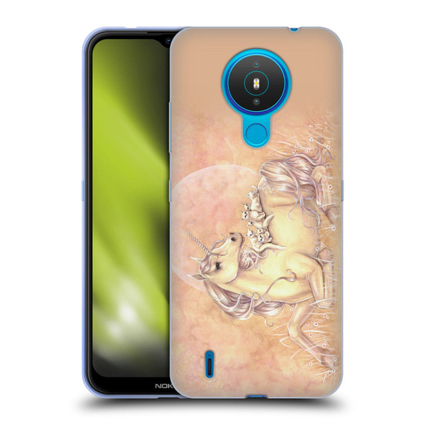 Selina Fenech Unicorns Purrfect Friends Soft Gel Case for Nokia 1.4
