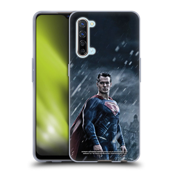 Batman V Superman: Dawn of Justice Graphics Superman Soft Gel Case for OPPO Find X2 Lite 5G