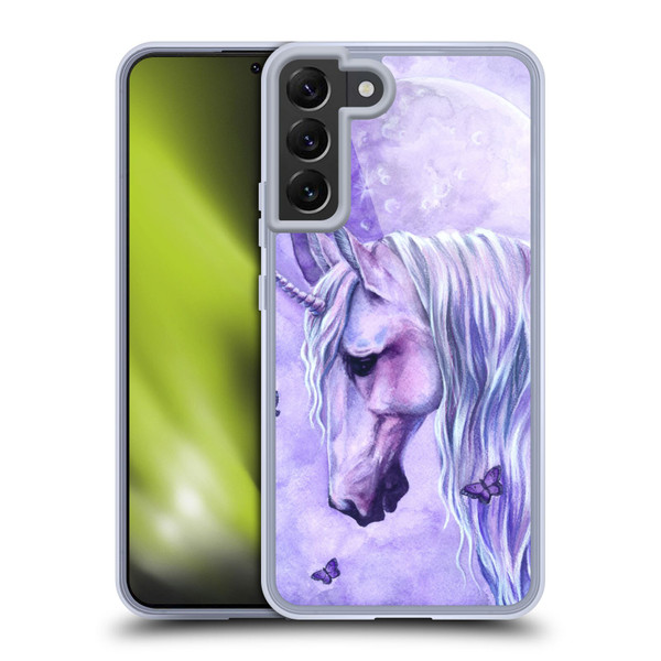 Selina Fenech Unicorns Moonlit Magic Soft Gel Case for Samsung Galaxy S22+ 5G