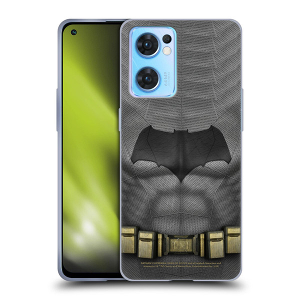 Batman V Superman: Dawn of Justice Graphics Batman Costume Soft Gel Case for OPPO Reno7 5G / Find X5 Lite