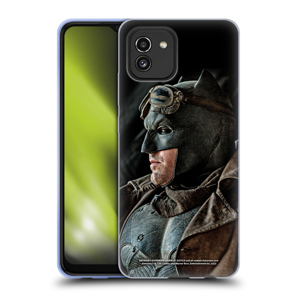Batman V Superman: Dawn of Justice Graphics Batman Soft Gel Case for Samsung Galaxy A03 (2021)