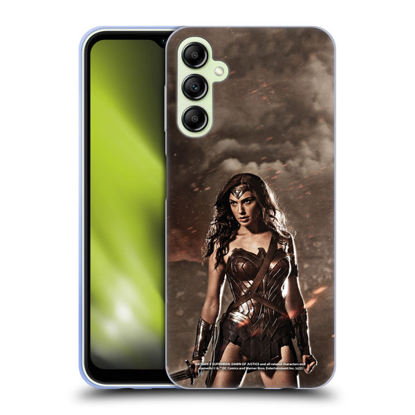 Batman V Superman: Dawn of Justice Graphics Wonder Woman Soft Gel Case for Samsung Galaxy A14 5G