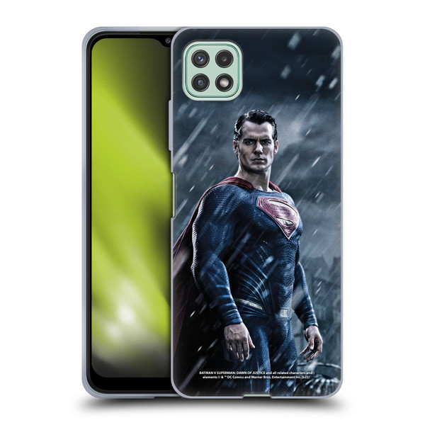 Batman V Superman: Dawn of Justice Graphics Superman Soft Gel Case for Samsung Galaxy A22 5G / F42 5G (2021)