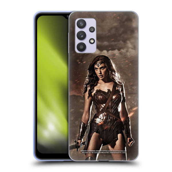 Batman V Superman: Dawn of Justice Graphics Wonder Woman Soft Gel Case for Samsung Galaxy A32 5G / M32 5G (2021)