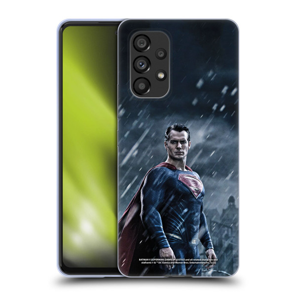 Batman V Superman: Dawn of Justice Graphics Superman Soft Gel Case for Samsung Galaxy A53 5G (2022)