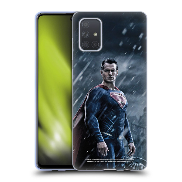 Batman V Superman: Dawn of Justice Graphics Superman Soft Gel Case for Samsung Galaxy A71 (2019)