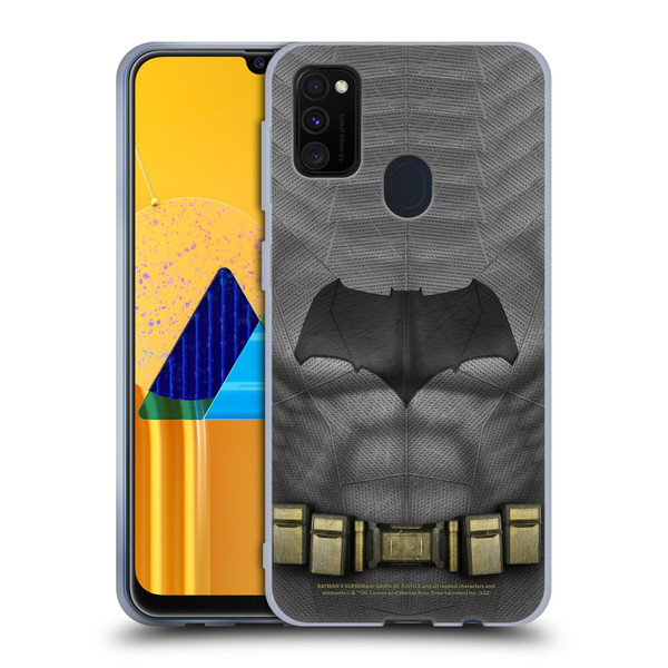 Batman V Superman: Dawn of Justice Graphics Batman Costume Soft Gel Case for Samsung Galaxy M30s (2019)/M21 (2020)