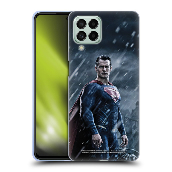 Batman V Superman: Dawn of Justice Graphics Superman Soft Gel Case for Samsung Galaxy M53 (2022)