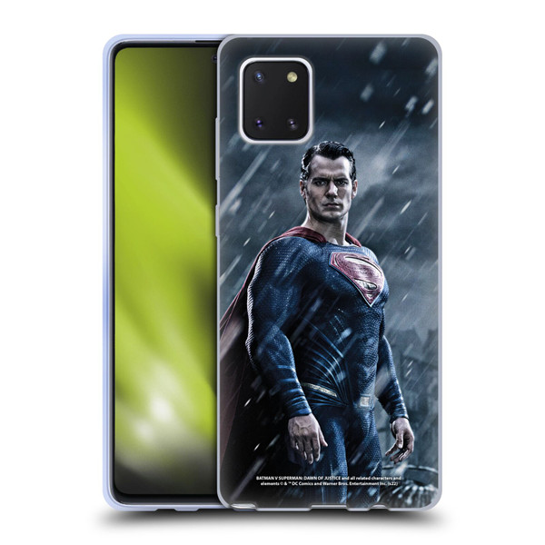 Batman V Superman: Dawn of Justice Graphics Superman Soft Gel Case for Samsung Galaxy Note10 Lite