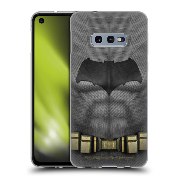 Batman V Superman: Dawn of Justice Graphics Batman Costume Soft Gel Case for Samsung Galaxy S10e