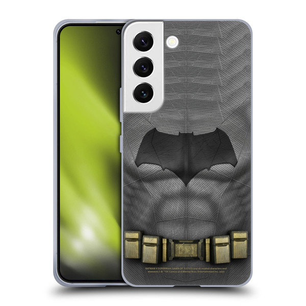 Batman V Superman: Dawn of Justice Graphics Batman Costume Soft Gel Case for Samsung Galaxy S22 5G