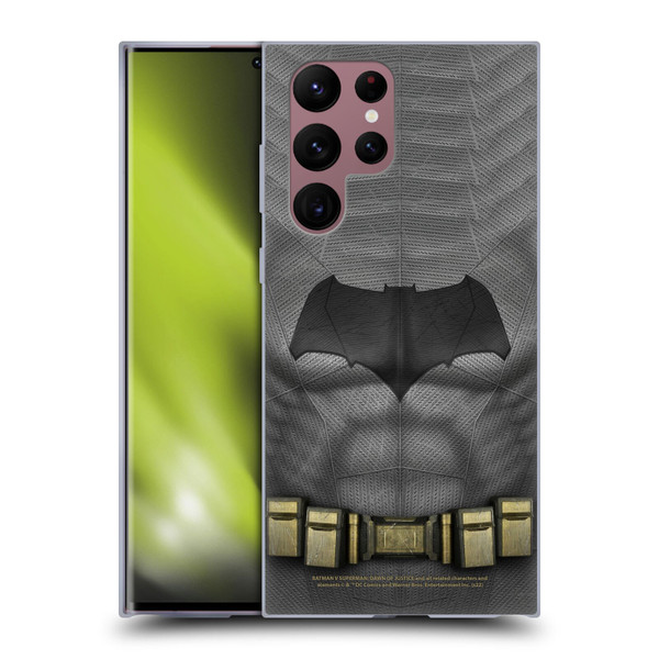 Batman V Superman: Dawn of Justice Graphics Batman Costume Soft Gel Case for Samsung Galaxy S22 Ultra 5G