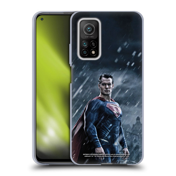 Batman V Superman: Dawn of Justice Graphics Superman Soft Gel Case for Xiaomi Mi 10T 5G