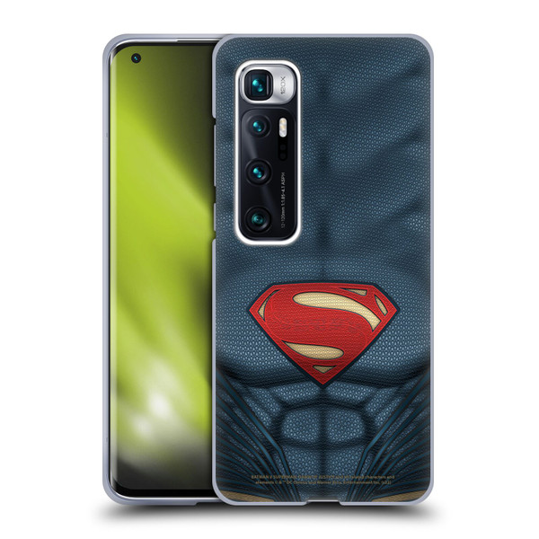 Batman V Superman: Dawn of Justice Graphics Superman Costume Soft Gel Case for Xiaomi Mi 10 Ultra 5G