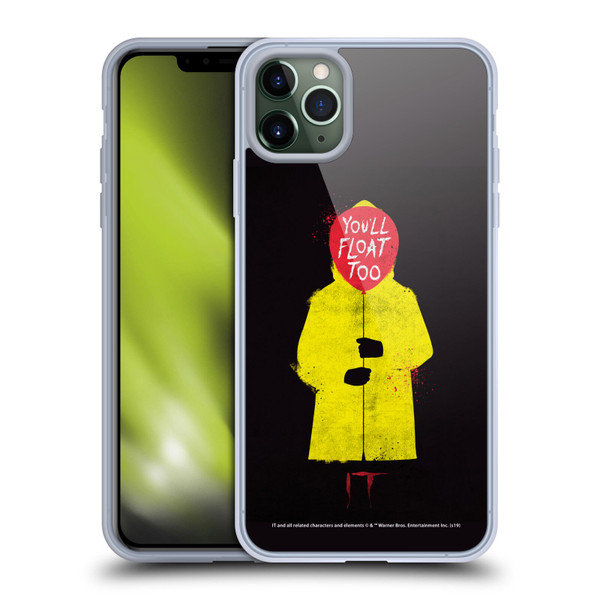 IT Movie Graphics You'll Float Too Soft Gel Case for Apple iPhone 11 Pro Max & MagSafe