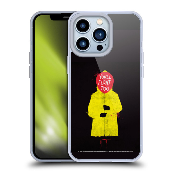 IT Movie Graphics You'll Float Too Soft Gel Case for Apple iPhone 13 Pro & MagSafe