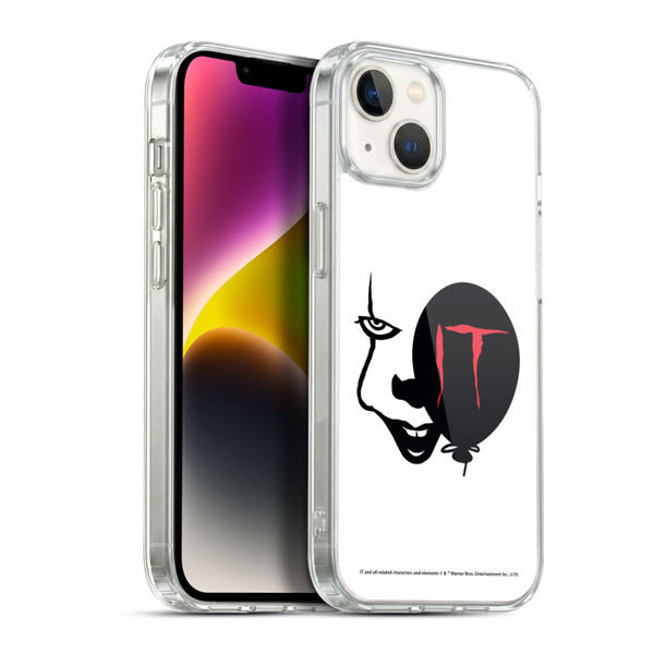 IT Movie Graphics Pennywise Soft Gel Case for Apple iPhone 14 Plus & MagSafe