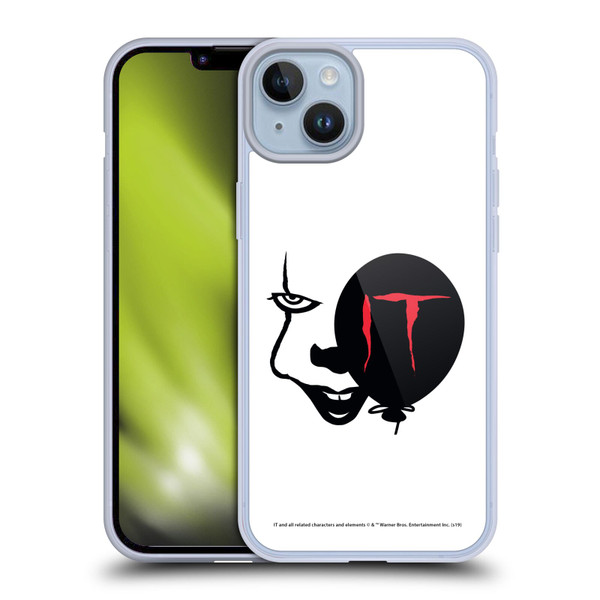 IT Movie Graphics Pennywise Soft Gel Case for Apple iPhone 14 Plus