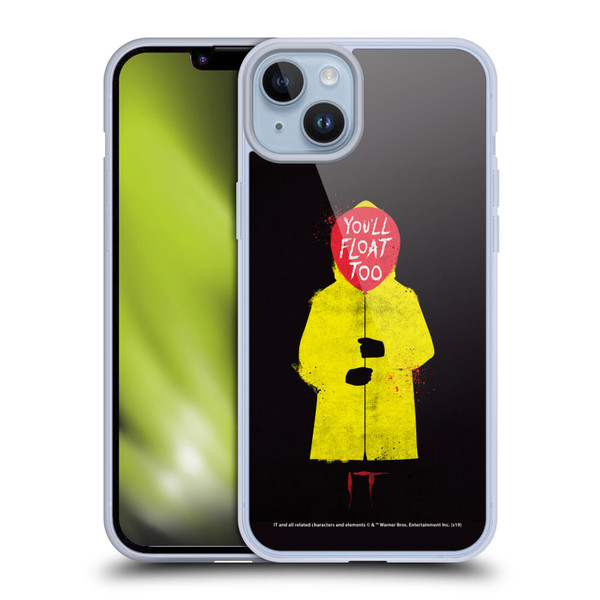 IT Movie Graphics You'll Float Too Soft Gel Case for Apple iPhone 14 Plus
