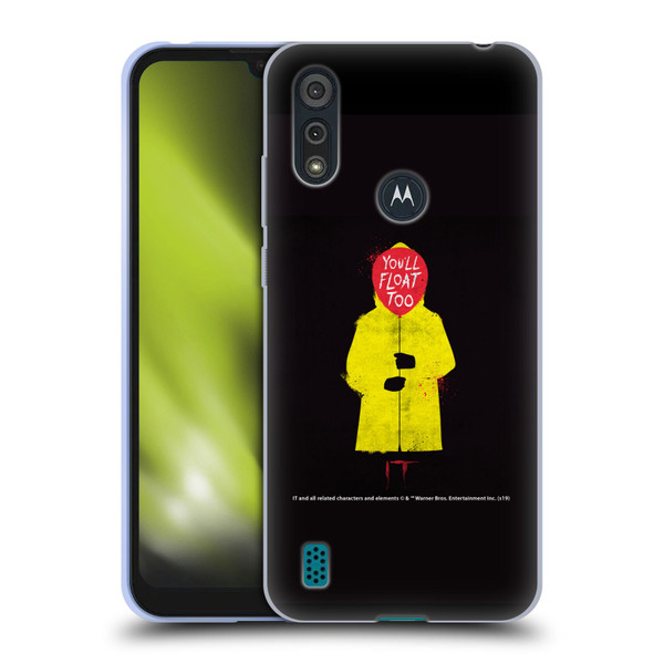 IT Movie Graphics You'll Float Too Soft Gel Case for Motorola Moto E6s (2020)
