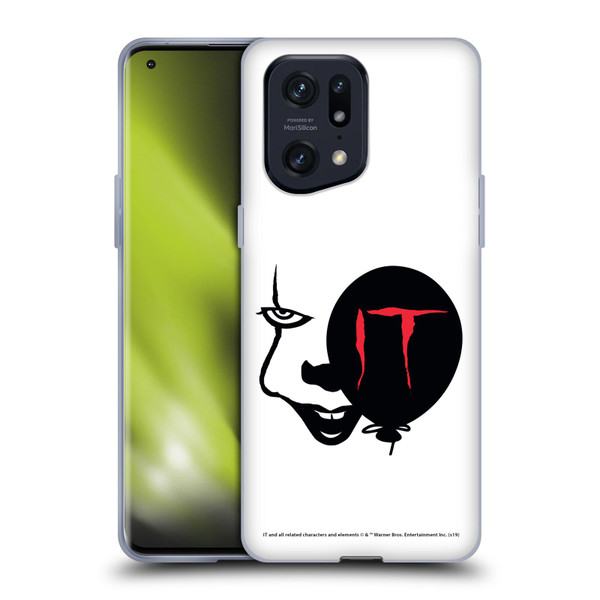 IT Movie Graphics Pennywise Soft Gel Case for OPPO Find X5 Pro