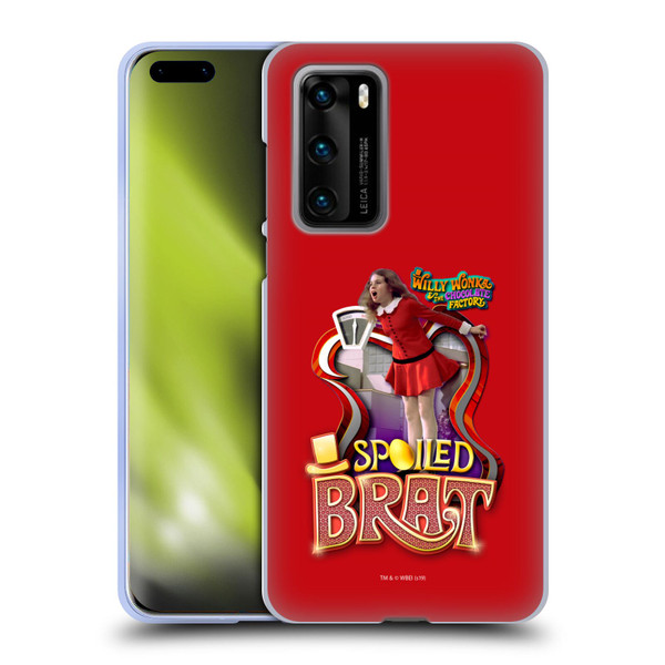 Willy Wonka and the Chocolate Factory Graphics Veruca Salt Soft Gel Case for Huawei P40 5G