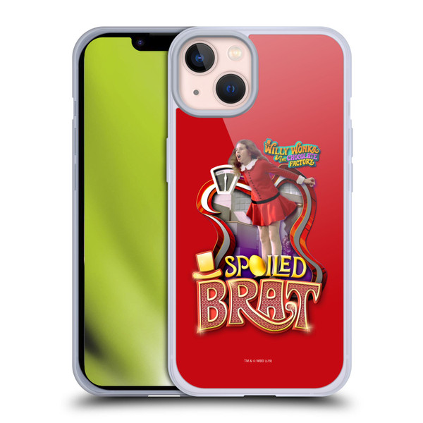 Willy Wonka and the Chocolate Factory Graphics Veruca Salt Soft Gel Case for Apple iPhone 13