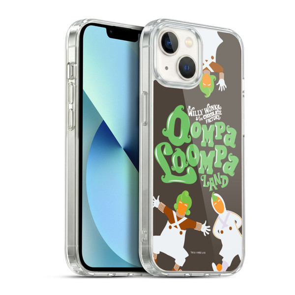 Willy Wonka and the Chocolate Factory Graphics Oompa Loompa Soft Gel Case for Apple iPhone 13