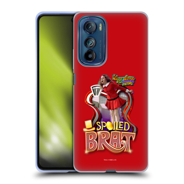 Willy Wonka and the Chocolate Factory Graphics Veruca Salt Soft Gel Case for Motorola Edge 30