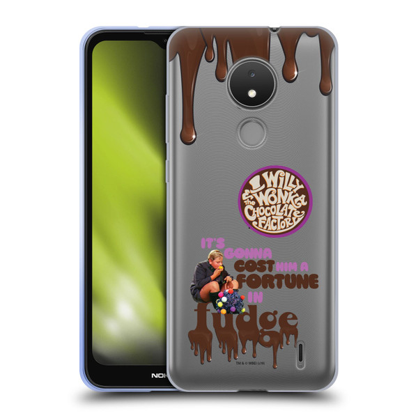 Willy Wonka and the Chocolate Factory Graphics Augustus Gloop Soft Gel Case for Nokia C21