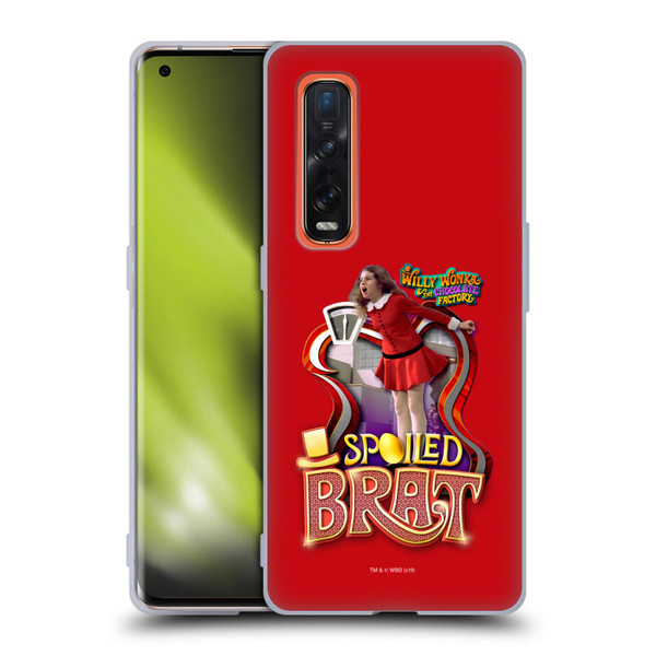 Willy Wonka and the Chocolate Factory Graphics Veruca Salt Soft Gel Case for OPPO Find X2 Pro 5G