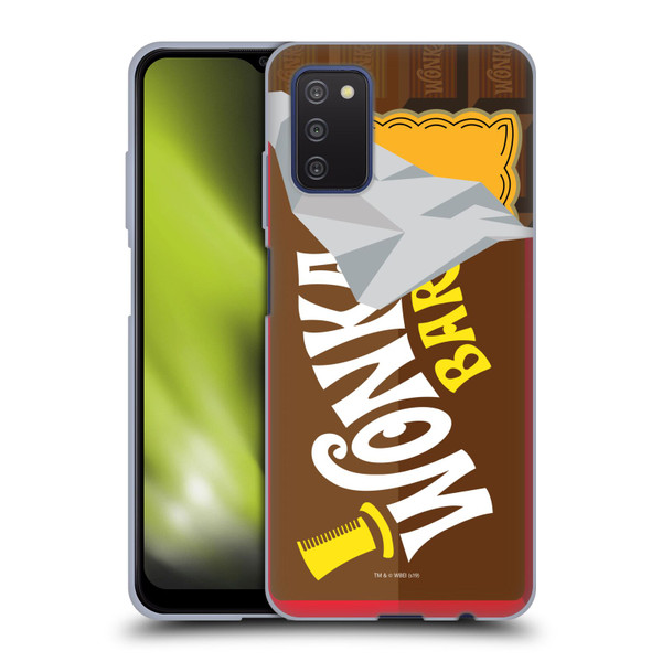 Willy Wonka and the Chocolate Factory Graphics Candy Bar Soft Gel Case for Samsung Galaxy A03s (2021)