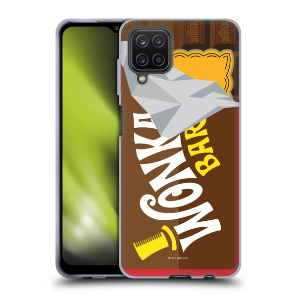 Willy Wonka and the Chocolate Factory Graphics Candy Bar Soft Gel Case for Samsung Galaxy A12 (2020)
